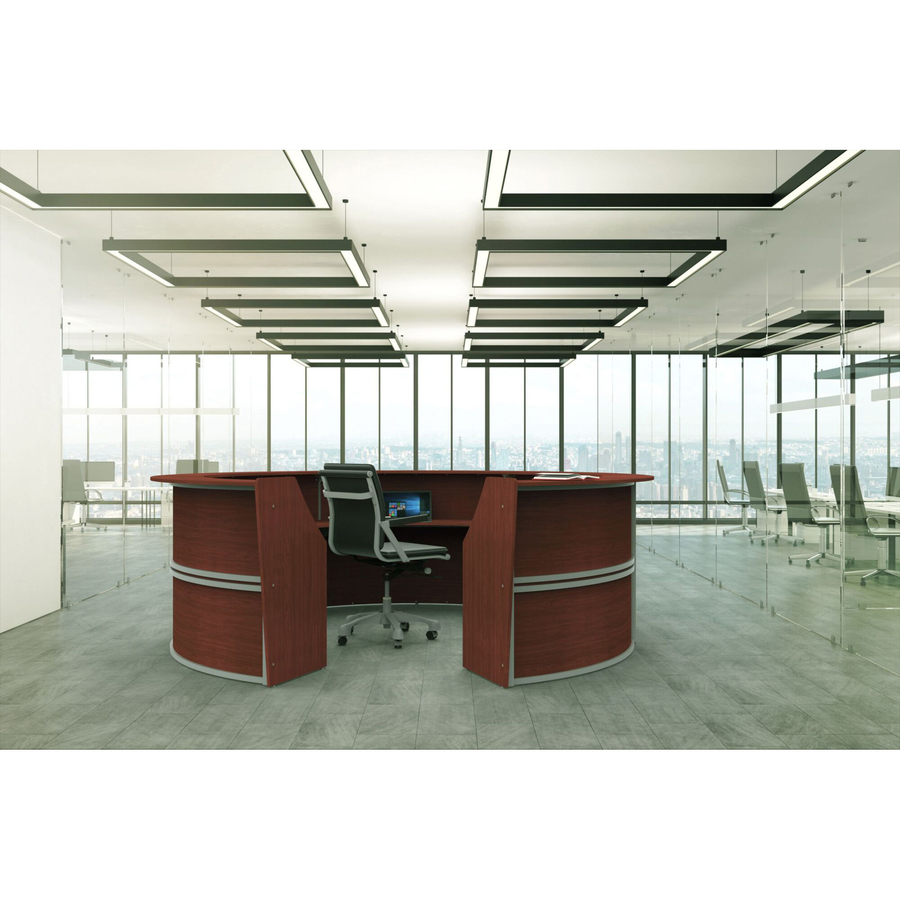 Linea Italia 5-Unit Curved Reception Desk