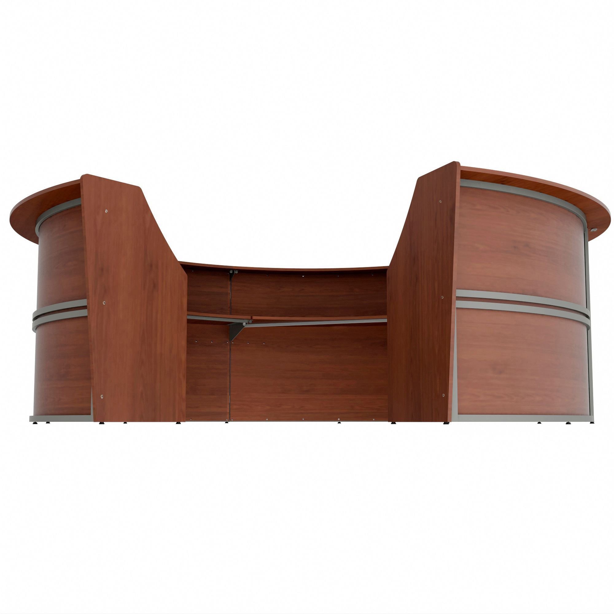 Linea Italia 5-Unit Curved Reception Desk