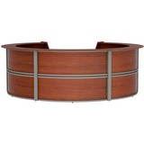 Linea Italia 5-Unit Curved Reception Desk