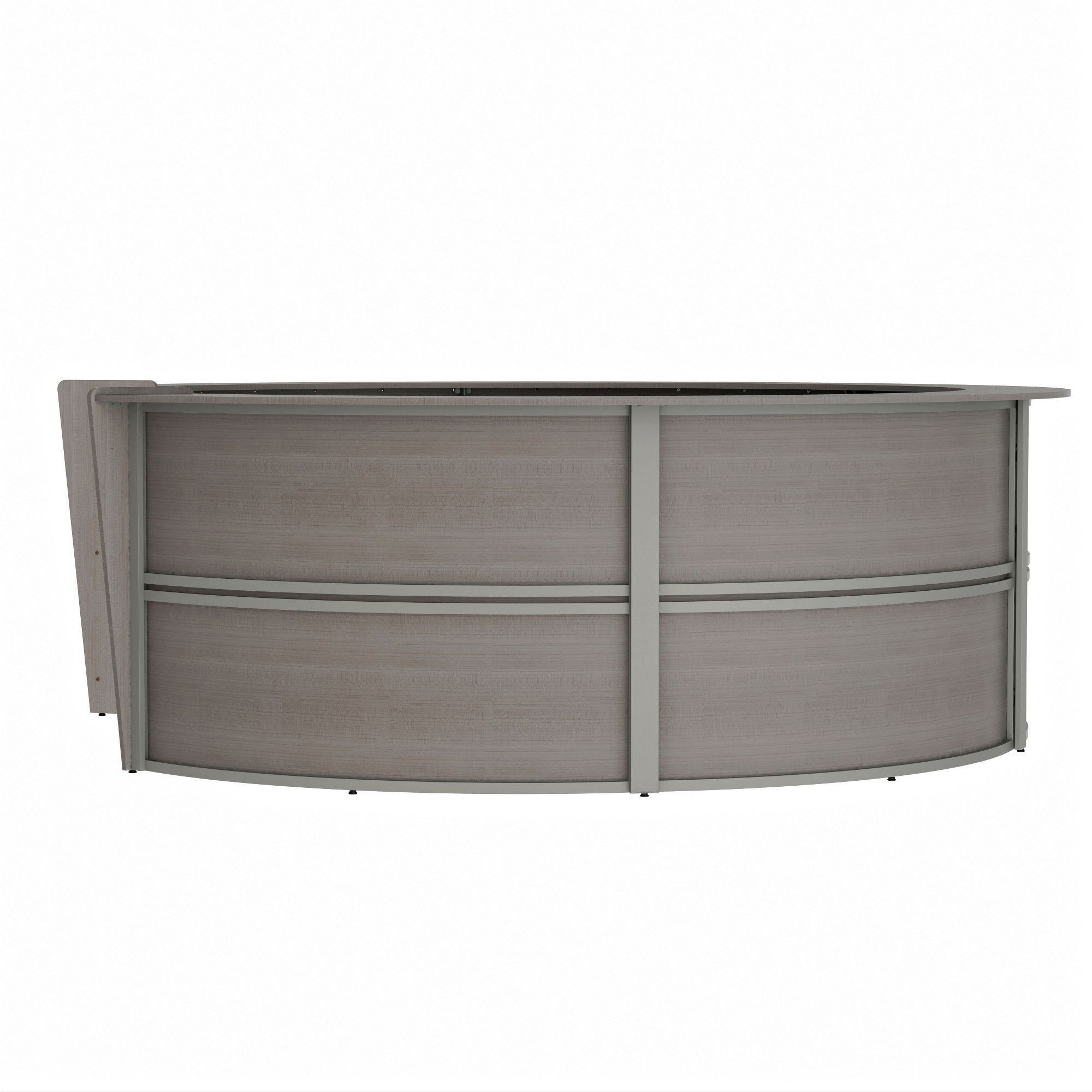 Linea Italia 5-Unit Curved Reception Desk