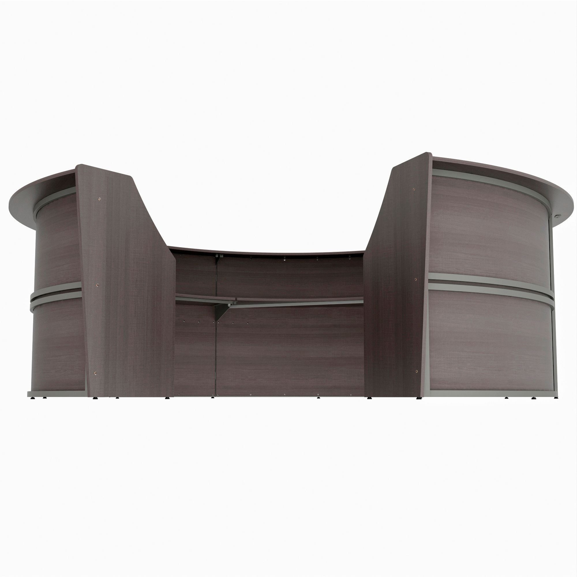 Linea Italia 5-Unit Curved Reception Desk