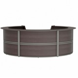 Linea Italia 5-Unit Curved Reception Desk