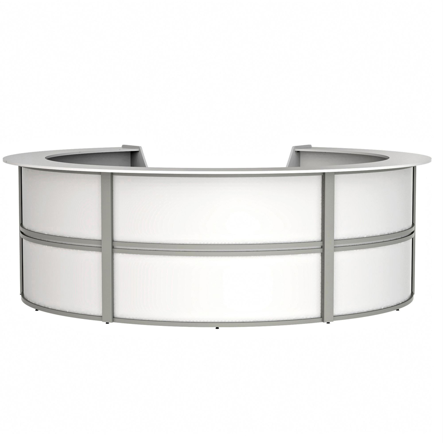 Linea Italia 5-Unit Curved Reception Desk