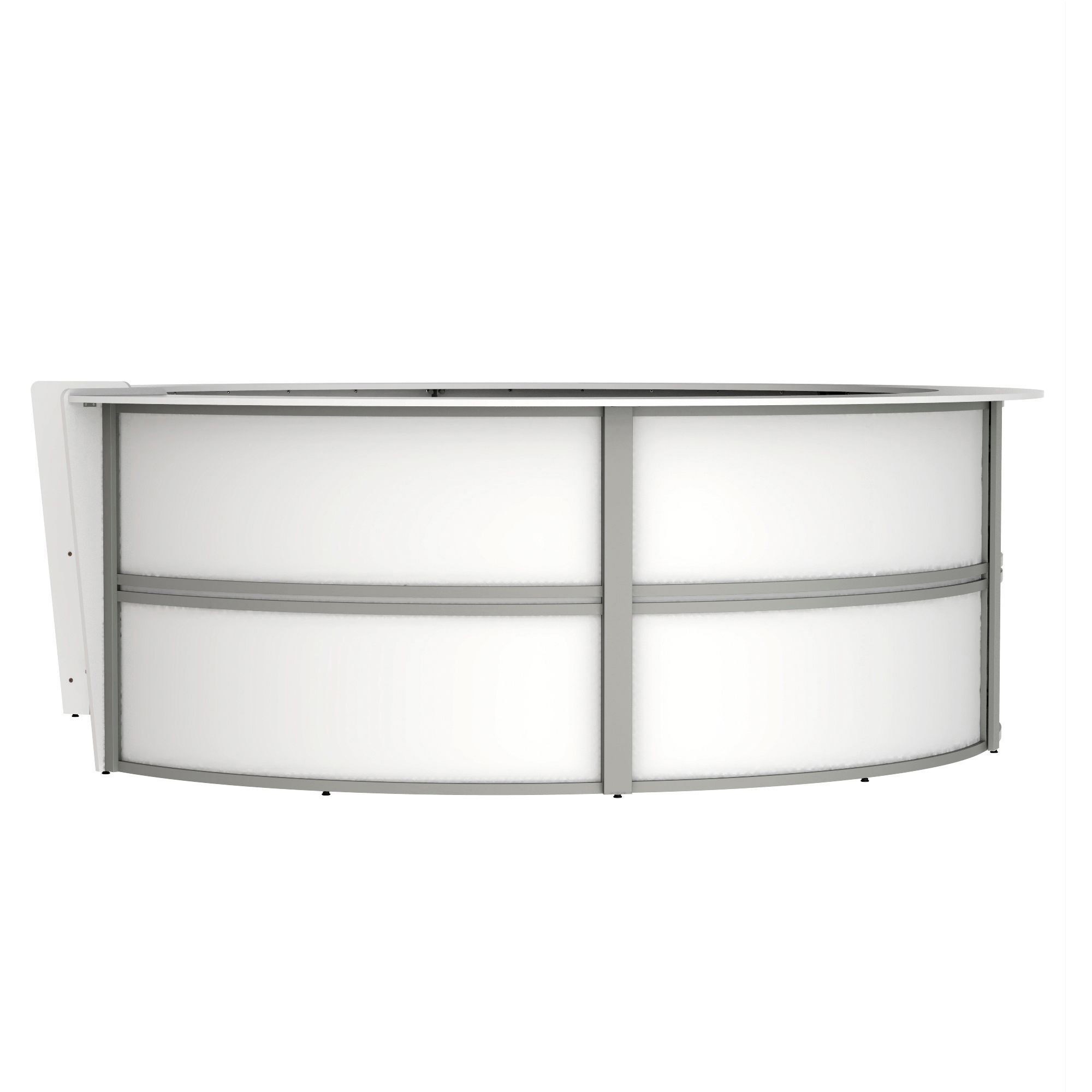 Linea Italia 5-Unit Curved Reception Desk