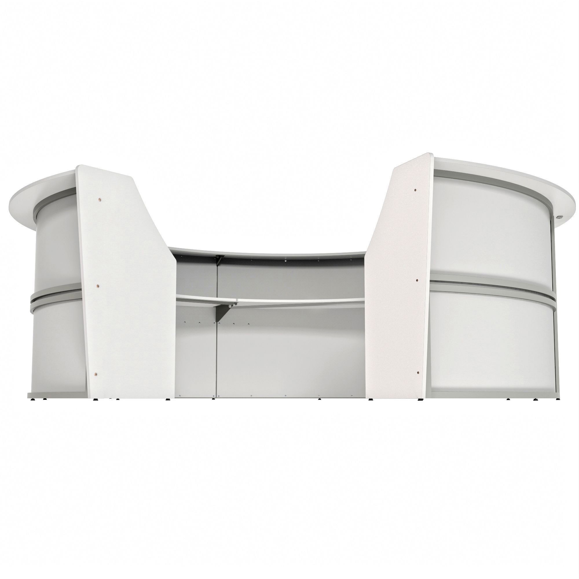Linea Italia 5-Unit Curved Reception Desk