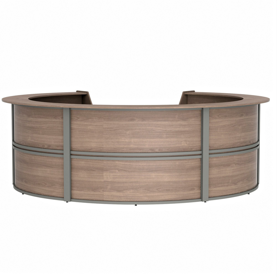 Linea Italia 5-Unit Curved Reception Desk