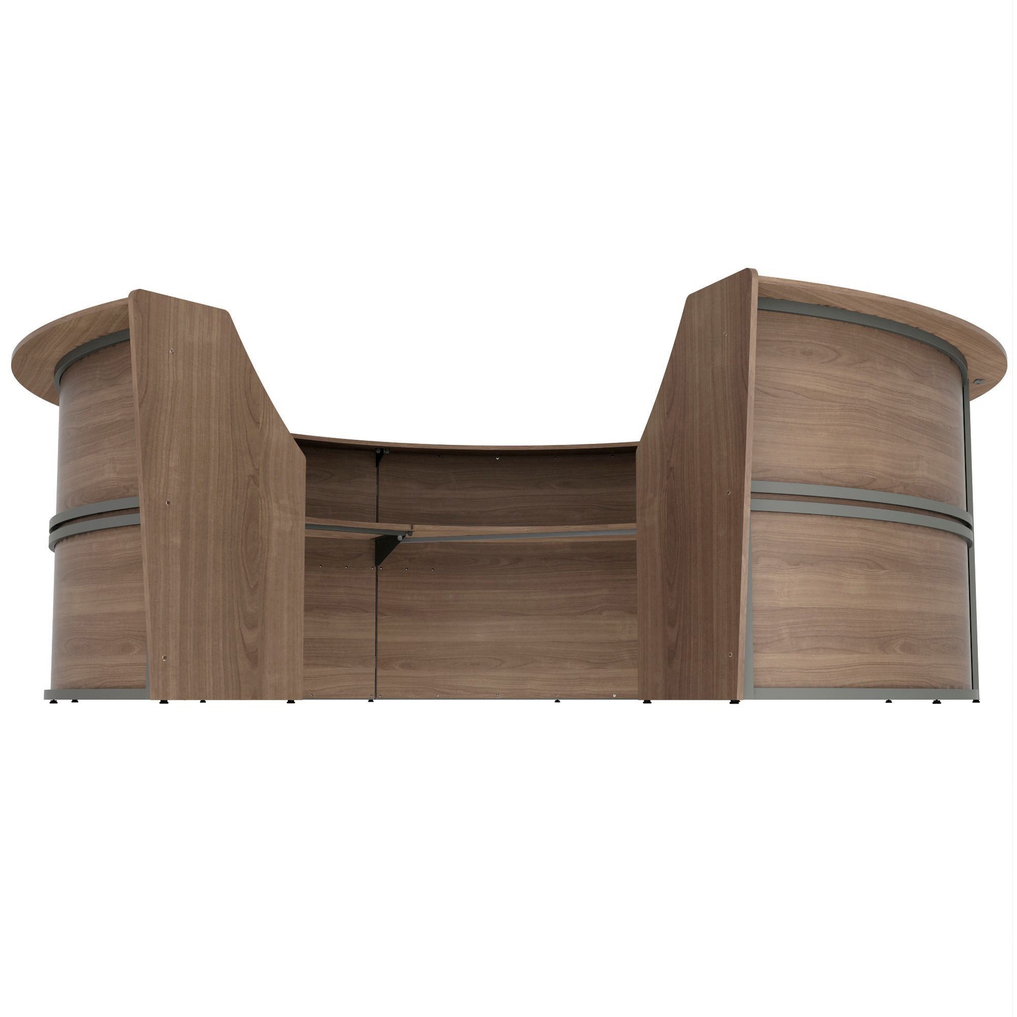 Linea Italia 5-Unit Curved Reception Desk