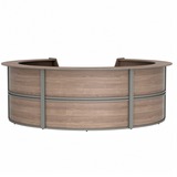 Linea Italia 5-Unit Curved Reception Desk