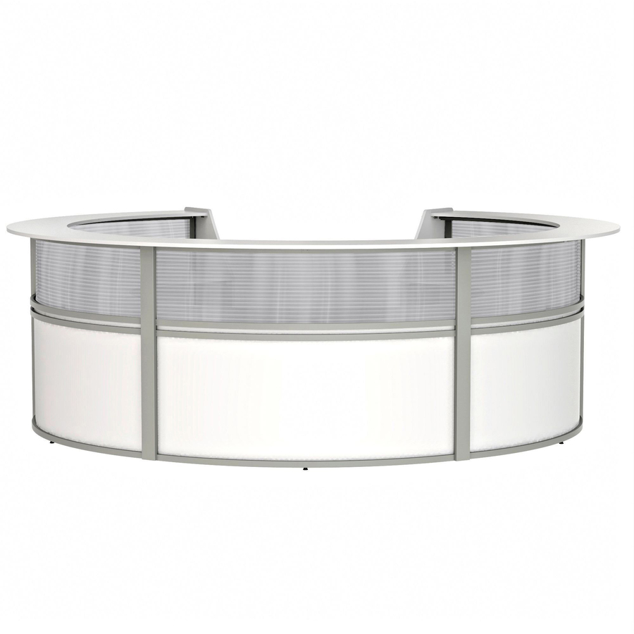 Linea Italia 5-Unit Curved Reception Desk