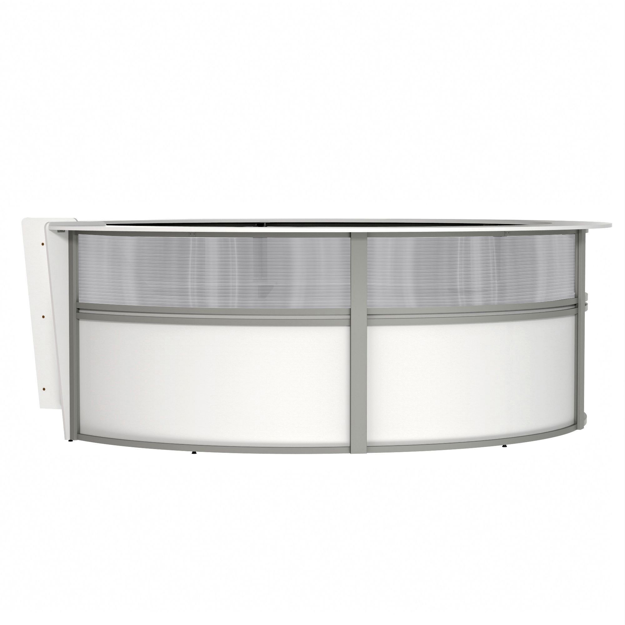 Linea Italia 5-Unit Curved Reception Desk