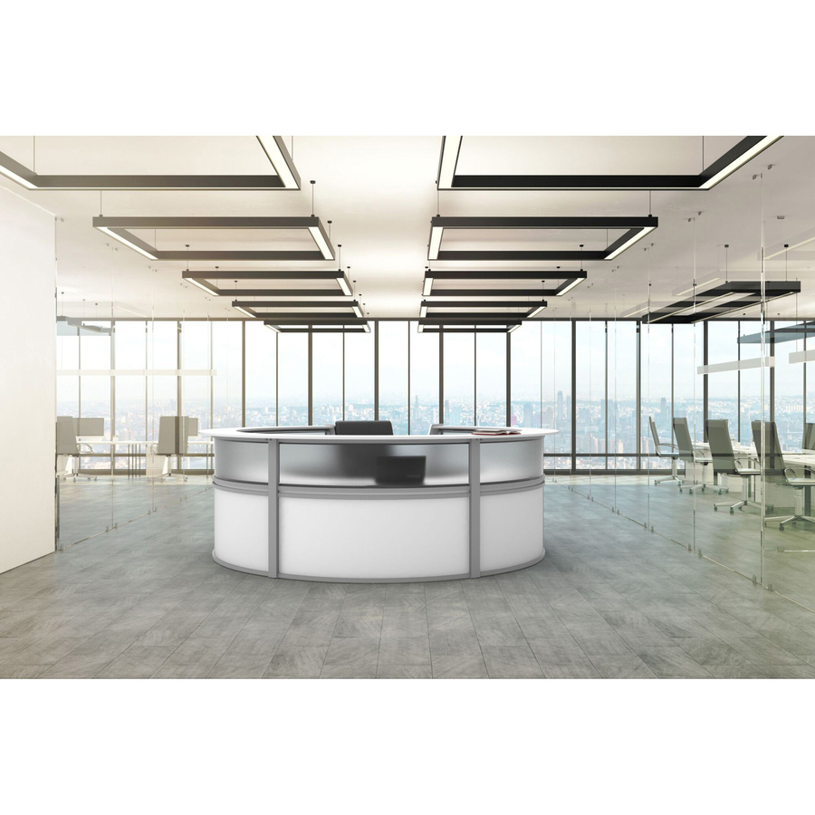 Linea Italia 5-Unit Curved Reception Desk
