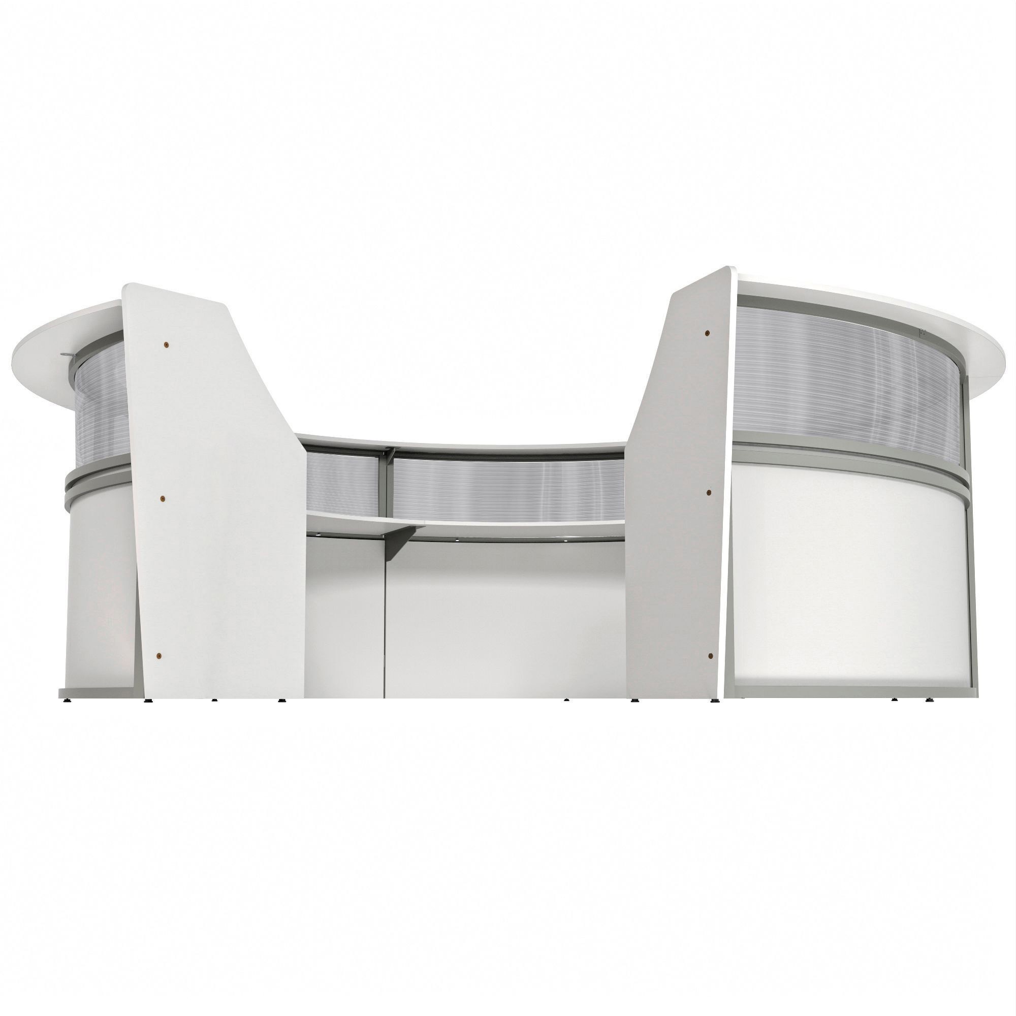 Linea Italia 5-Unit Curved Reception Desk