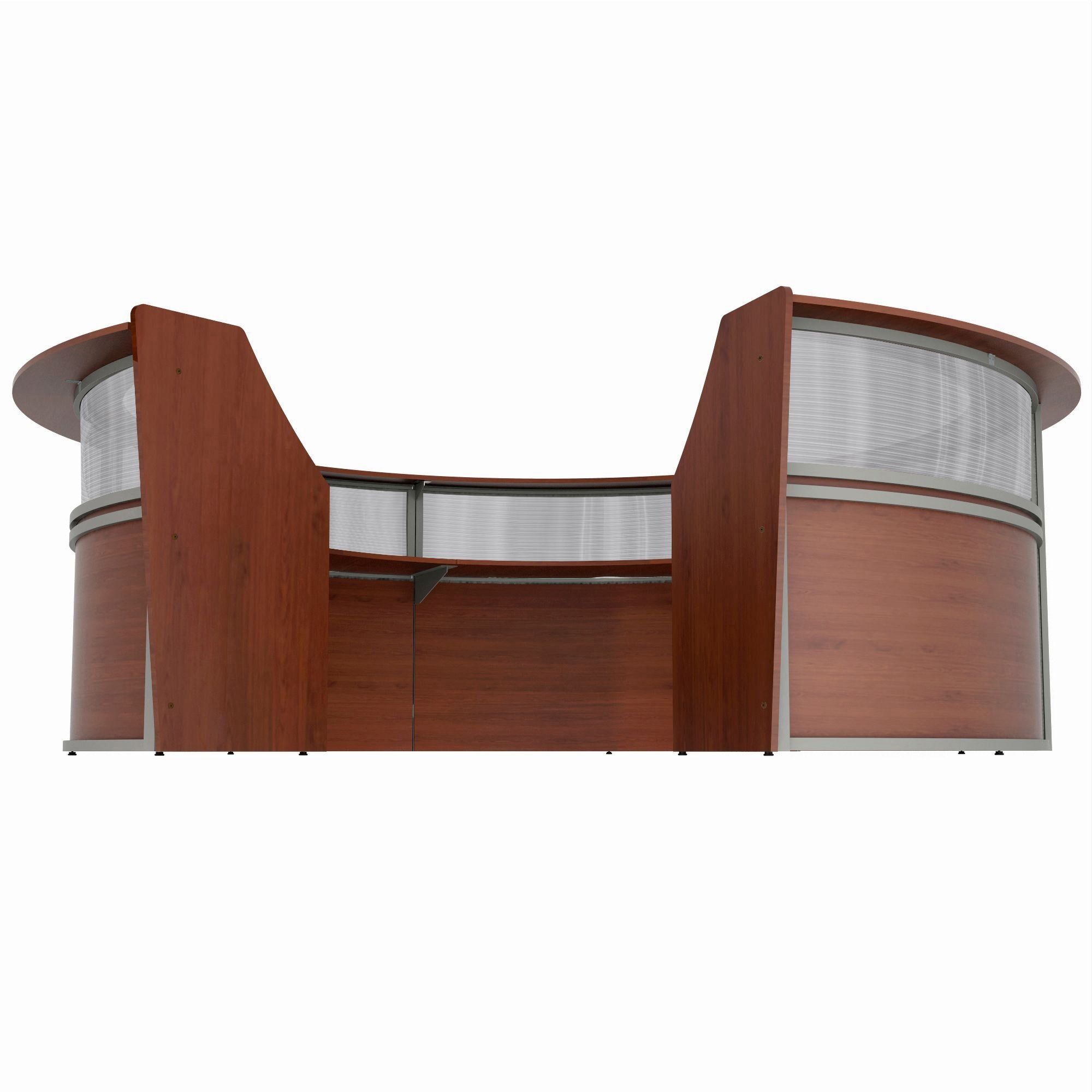 Linea Italia 5-Unit Curved Reception Desk