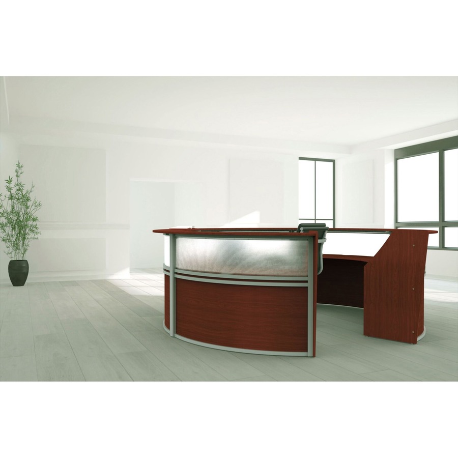 Linea Italia 5-Unit Curved Reception Desk