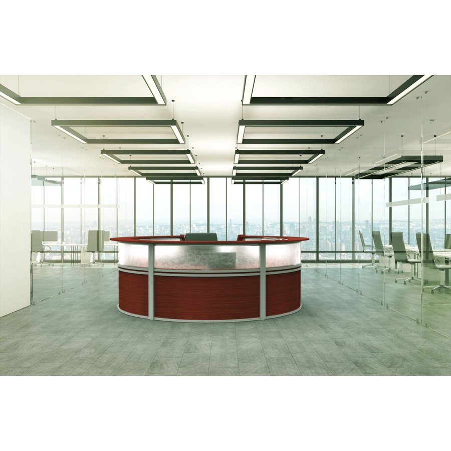 Linea Italia 5-Unit Curved Reception Desk