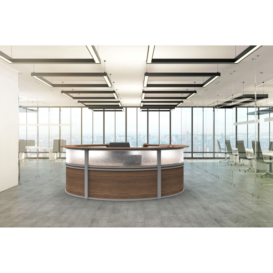 Linea Italia 5-Unit Curved Reception Desk