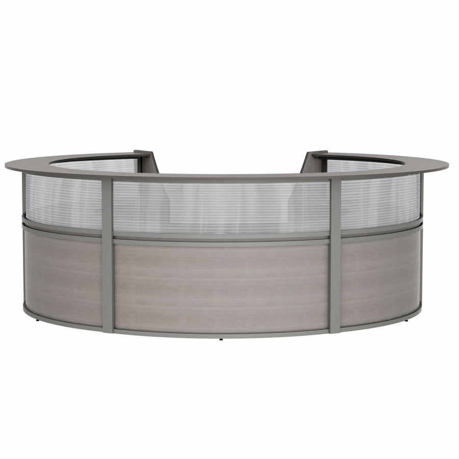Linea Italia 5-Unit Curved Reception Desk