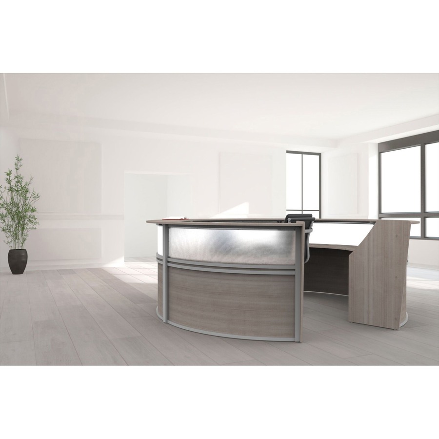 Linea Italia 5-Unit Curved Reception Desk