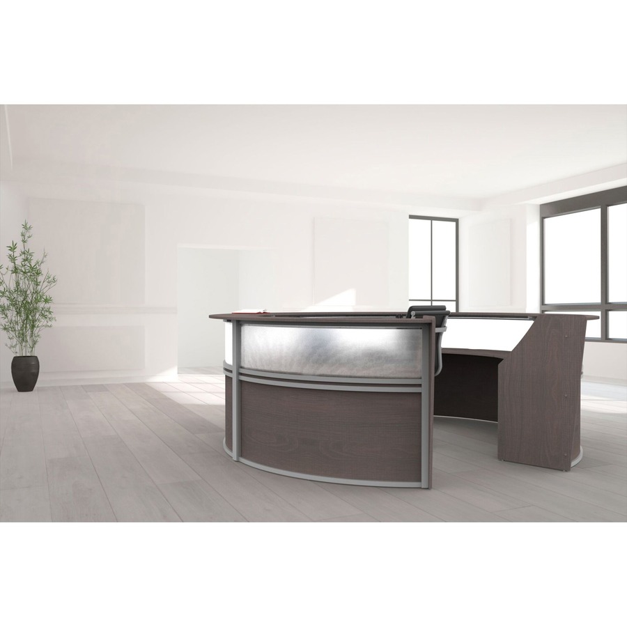 Linea Italia 5-Unit Curved Reception Desk