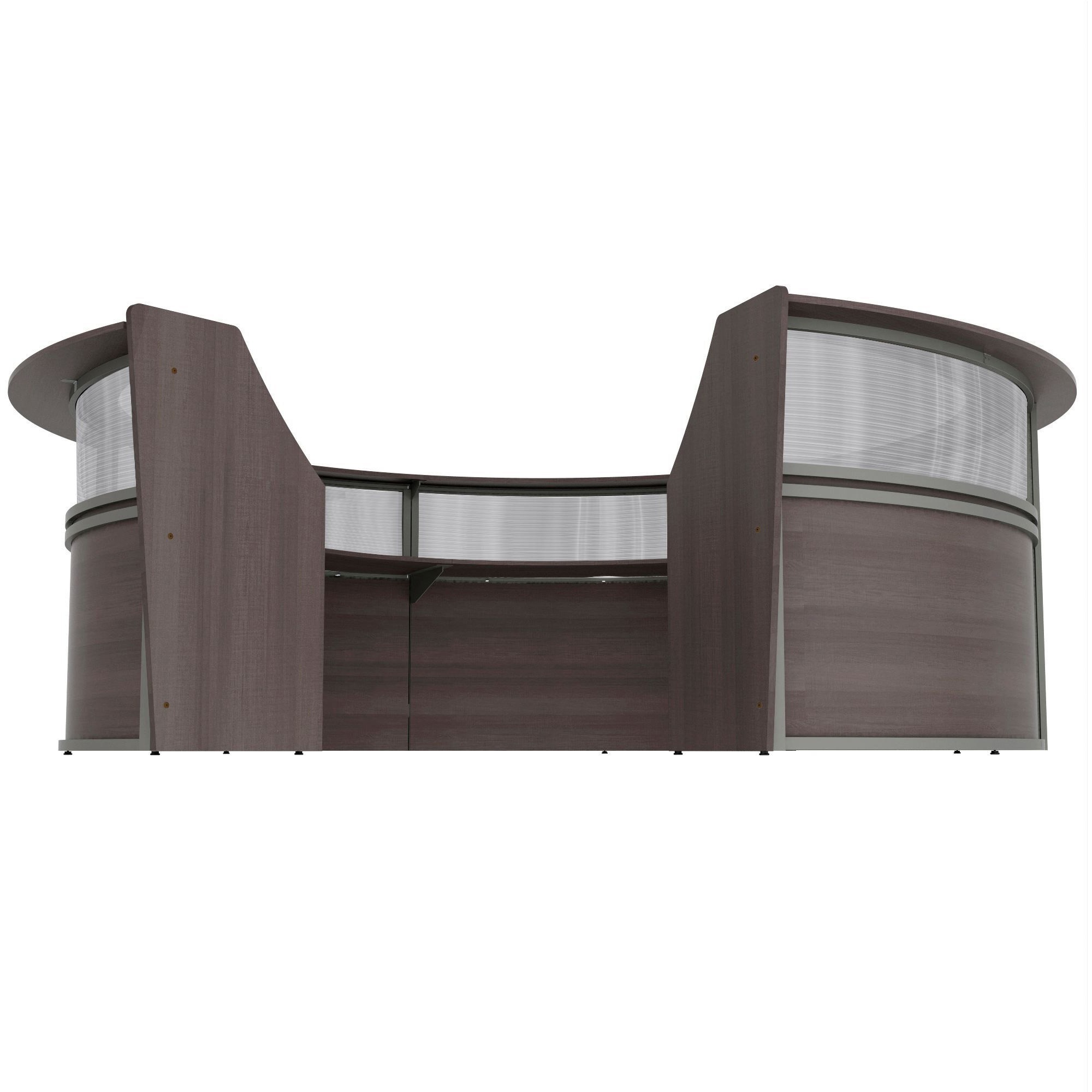 Linea Italia 5-Unit Curved Reception Desk