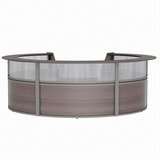 Linea Italia 5-Unit Curved Reception Desk