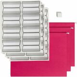 Smead Protab&Reg Filing System with 20 Letter Size Hanging File Folders 24 Protab 13-Cut Tab Labels and 1 Eraser (64197)