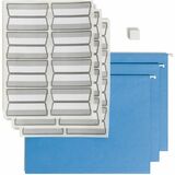 Smead Protab&Reg Filing System with 20 Letter Size Hanging File Folders 24 Protab 13-Cut Tab Labels and 1 Eraser (64210)