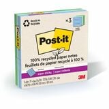 Post-It&Reg Super Sticky Adhesive Note