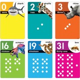 Trend Animals Count 0-31 Learning Set with Numbered Counting Cards