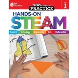 Shell Education 180 Days Hands-on Steam Grade 1 Printed Book