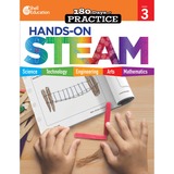 Shell Education 180 Days Hands-on Steam Grade 3 Printed Book