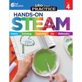 Shell Education 180 Days Hands-on Steam Grade 4 Printed Book