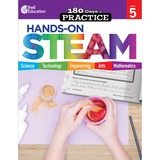 Shell Education 180 Days Hands-on Steam Grade 5 Printed Book