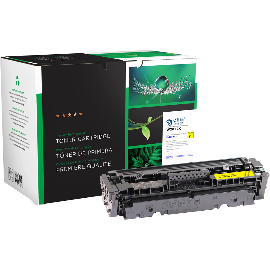 Elite Image Remanufactured High Yield Laser Toner Cartridge - Alternative for Hp 414x - Yellow - 1 Each