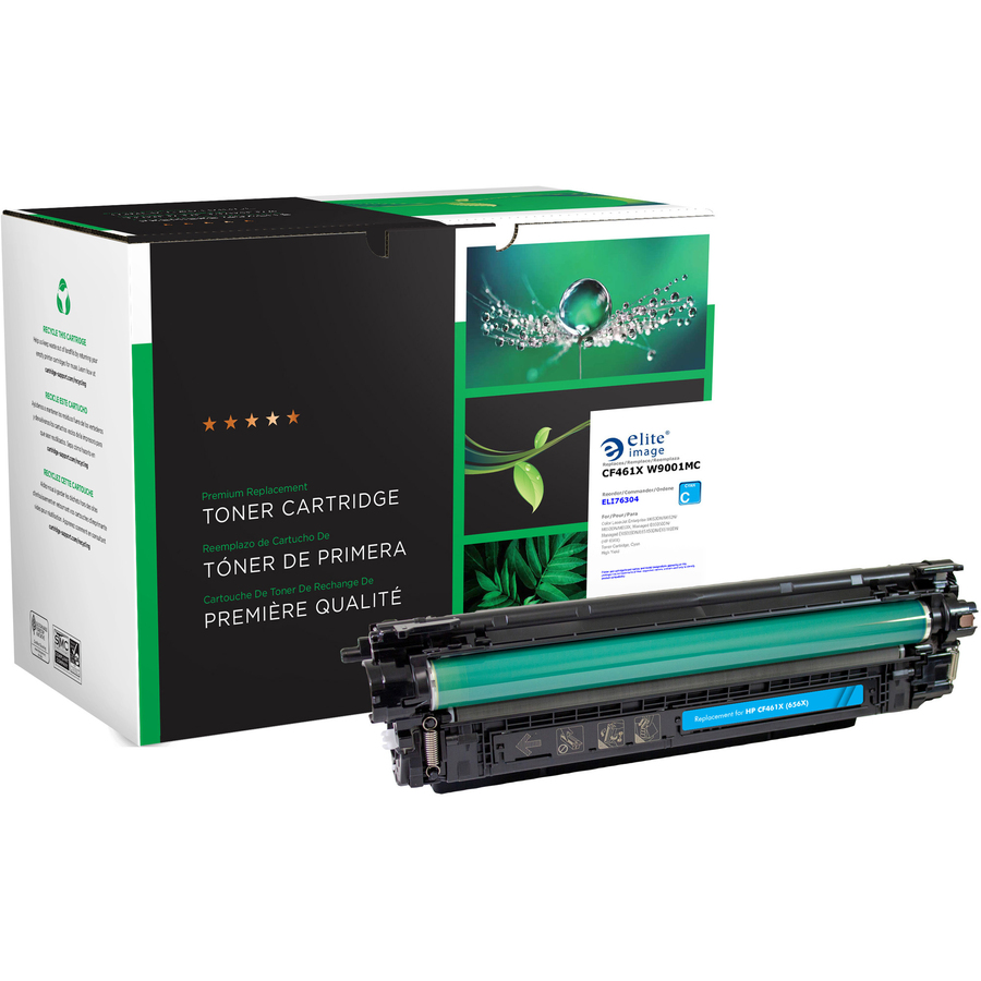Elite Image Remanufactured High Yield Laser Toner Cartridge - Alternative for Hp 656x - Cyan - 1 Each