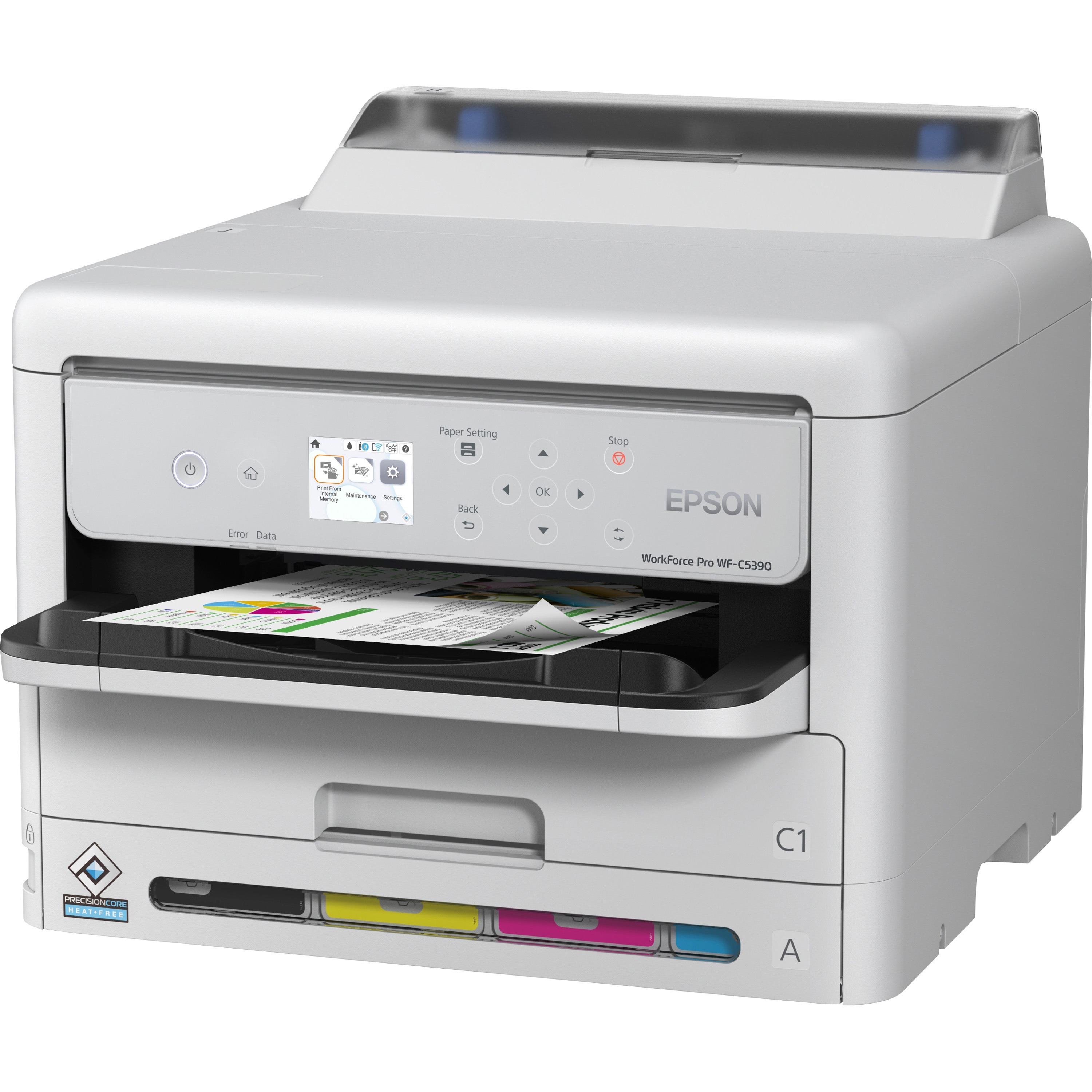Epson Workforce Pro Wf-C5390 Wireless Inkjet Printer - Color