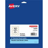 Avery&Reg Easy Peel Round Labels