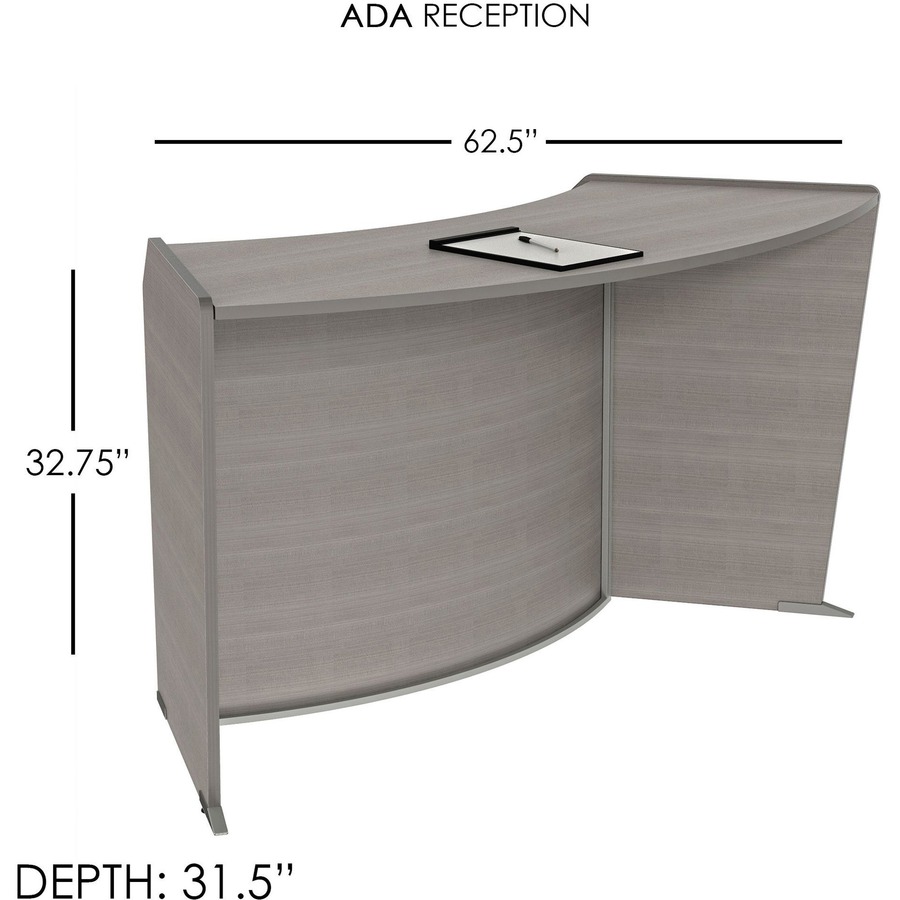 Linea Italia Curved Ada Reception Desk