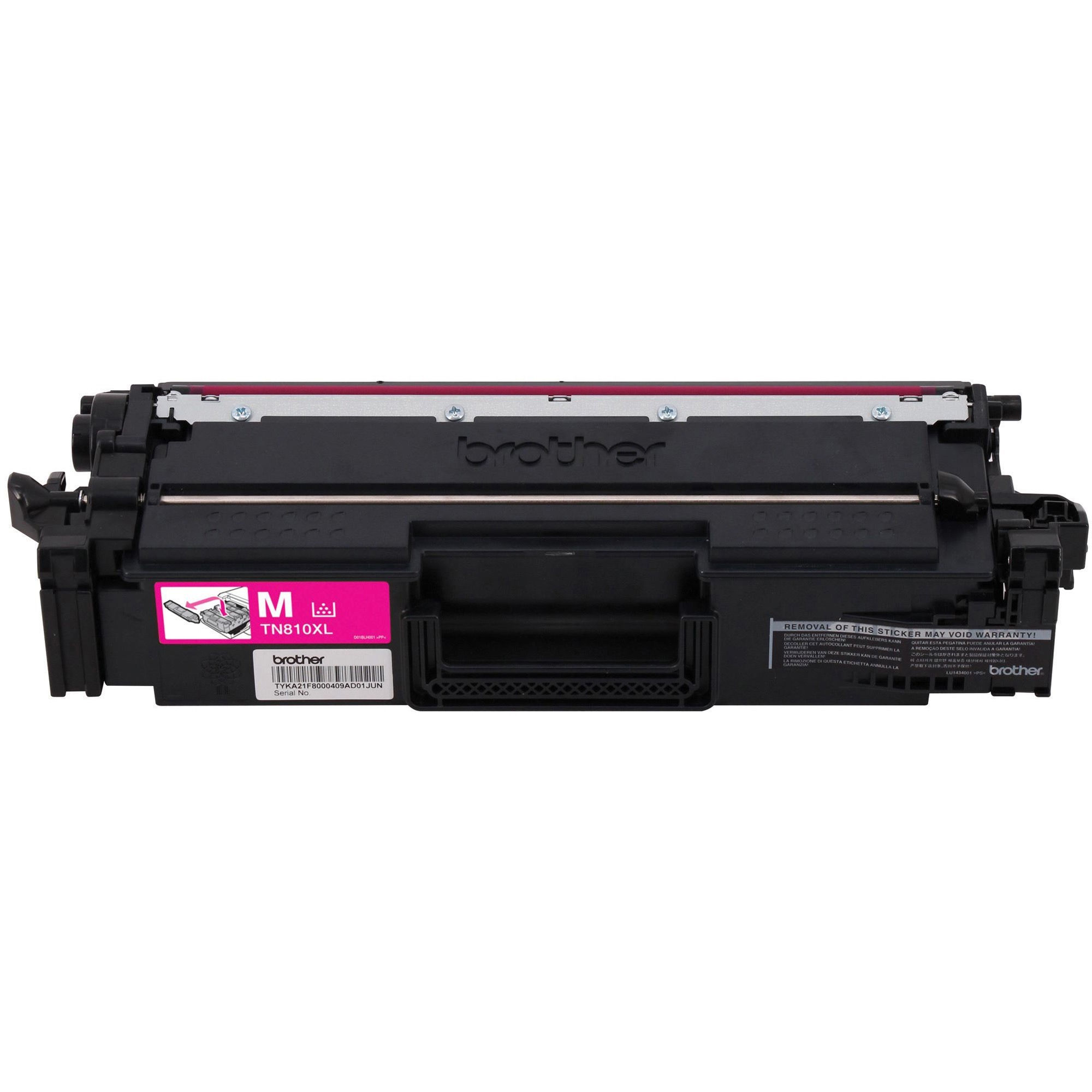 Brother Tn810xlm Original High Yield Laser Toner Cartridge - Magenta - 1 Each