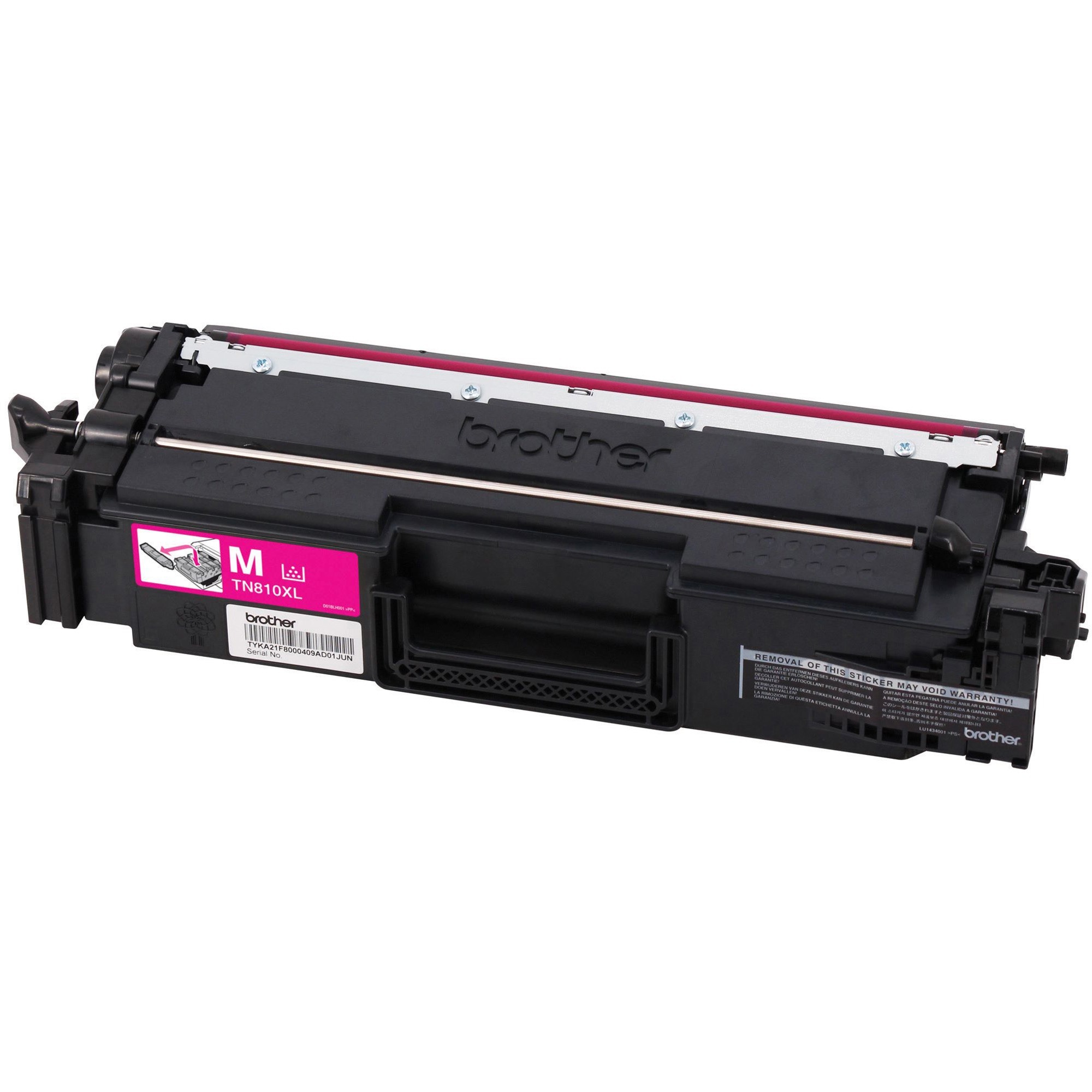 Brother Tn810xlm Original High Yield Laser Toner Cartridge - Magenta - 1 Each