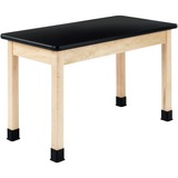 Diversified Spaces Perpetulab Wooden Leg Science Table with Plain Apron