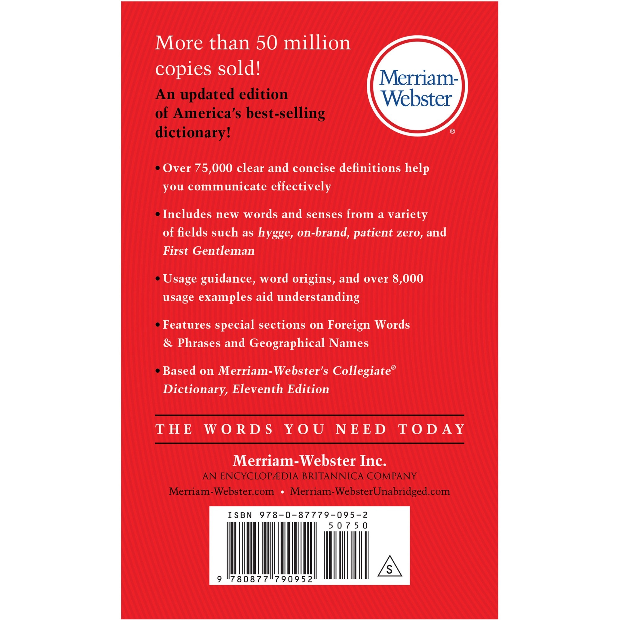 Merriam-Webster the Merriam-Webster Dictionary Printed Book