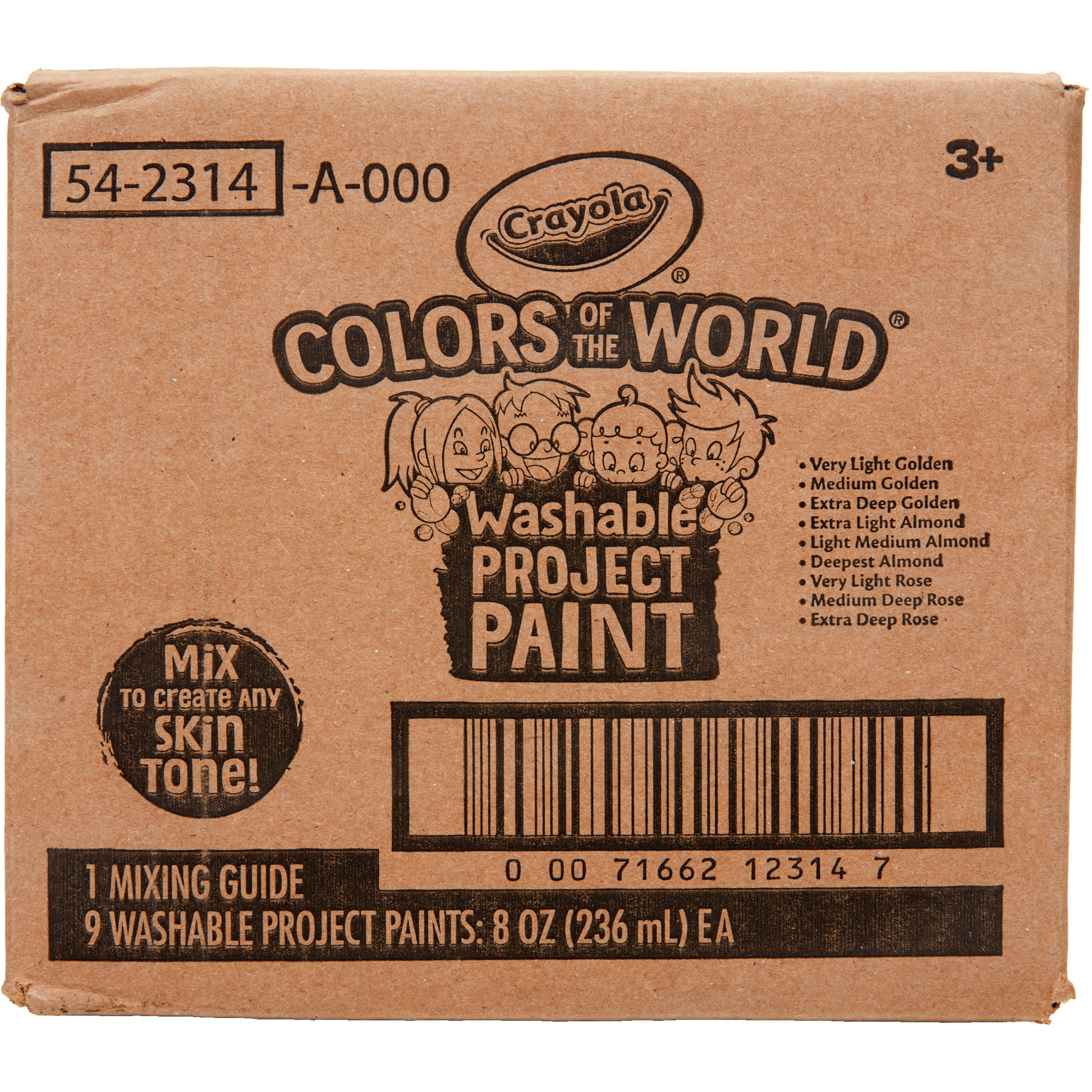 Crayola Colors of the World Washable Kids Paint
