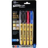 Avery&Reg Ultraduty Markers Bullet Tip 4 Assorted Markers (29848)