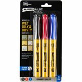 Avery&Reg Ultraduty Markers Chisel Tip 3 Assorted Markers (29864)