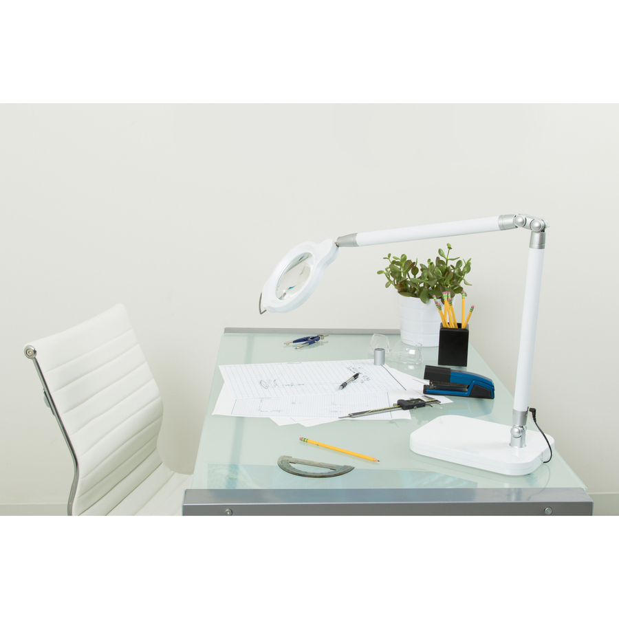Bostitch Summit Zoom Magnifying Desk Lamp