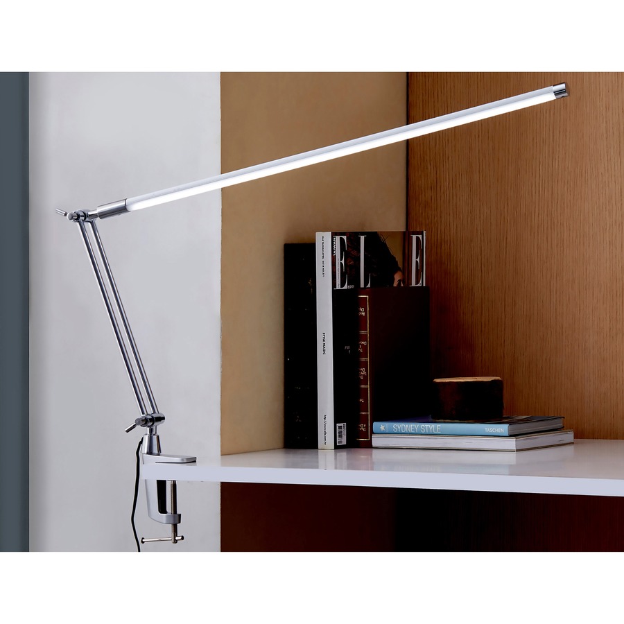Bostitch Modern Led Clamp Desk Lamp Chrome