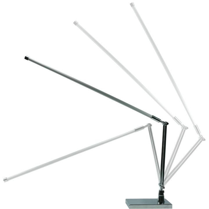 Bostitch Modern Led Clamp Desk Lamp Chrome