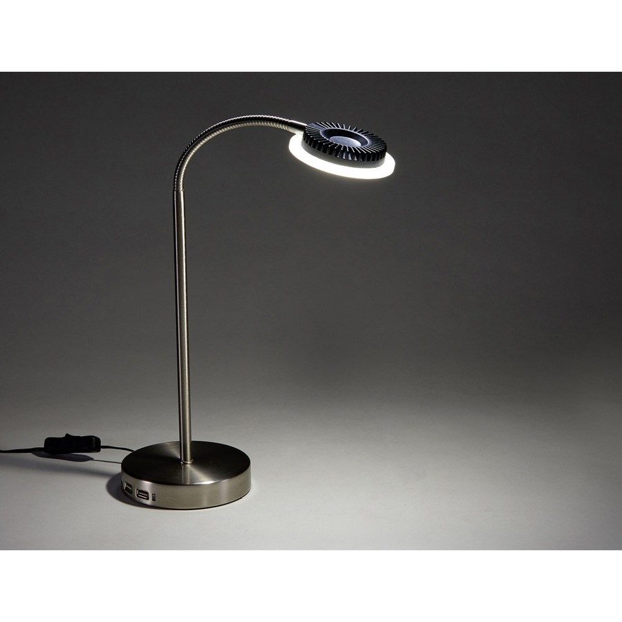 Bostitch Adjustable Usb Desk Lamp Gray