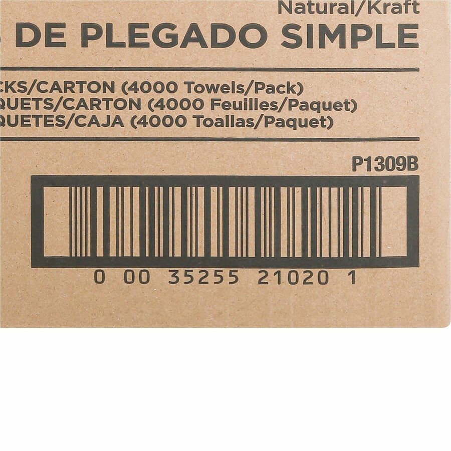 Genuine Joe Single-Fold Value Paper Towels